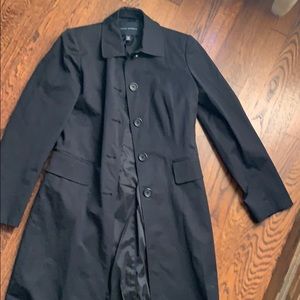 Black trench coat